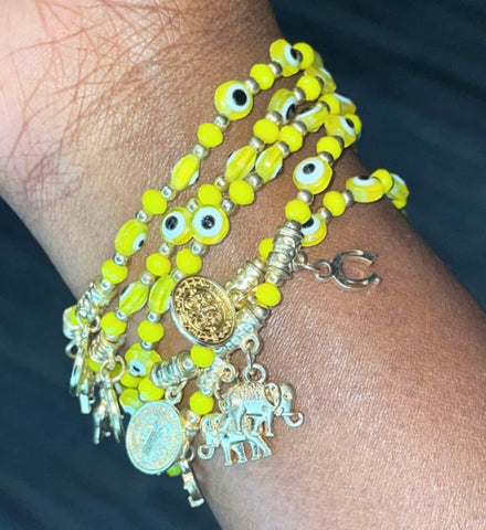 Good Fortune Yellow | “Nazar” Bracelet